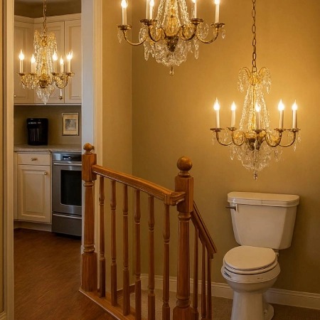 اشتباهات رایج در انتخاب و نصب لوستر،